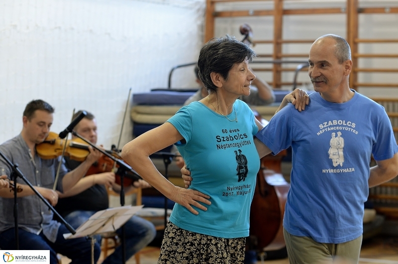 Zenekari próba a Szabolcs Néptáncegyüttes gálájára