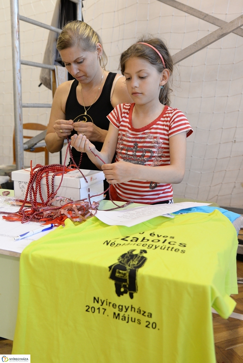 Zenekari próba a Szabolcs Néptáncegyüttes gálájára