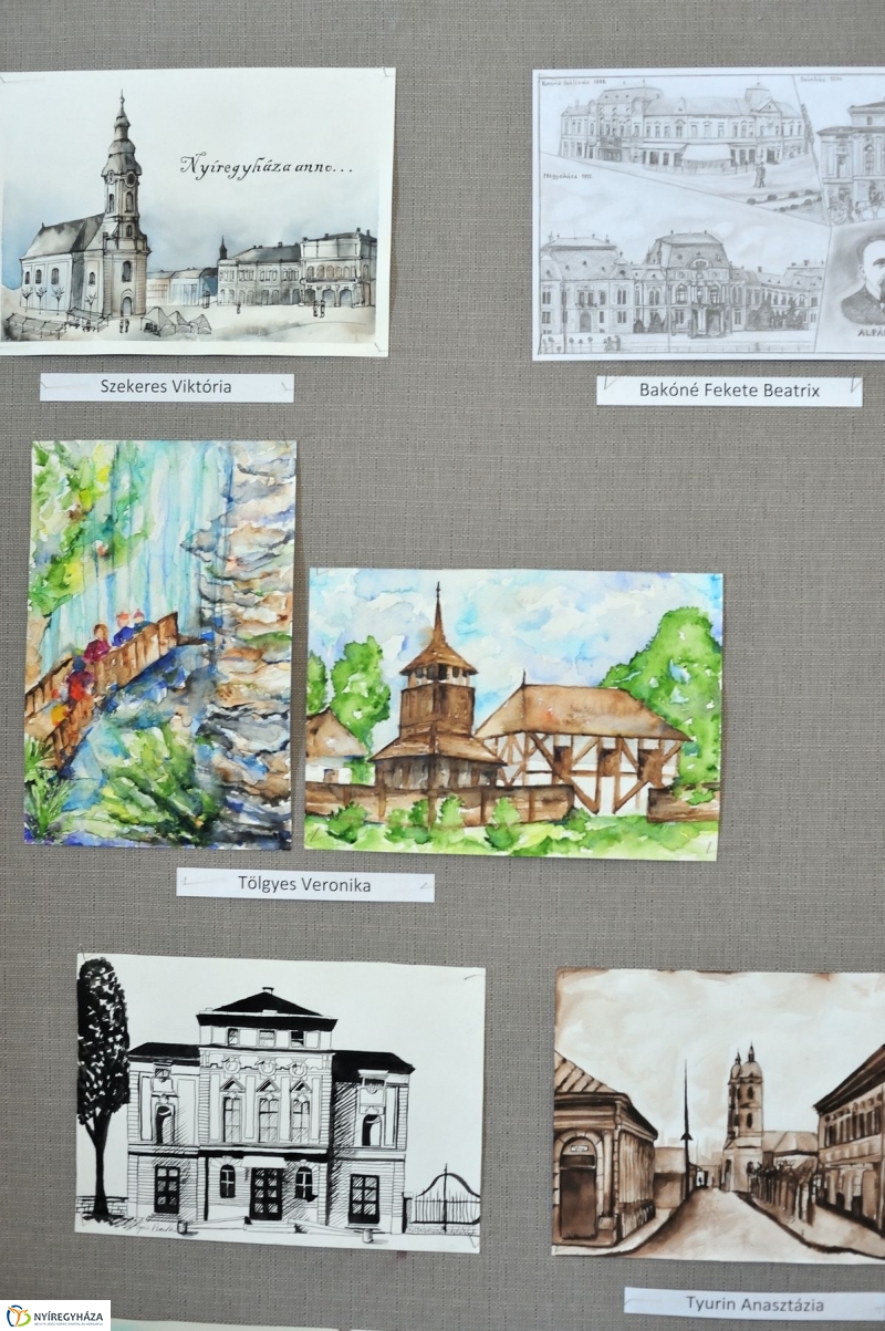 Képeslap tervek díjazottjai - fotó Szarka Lajos