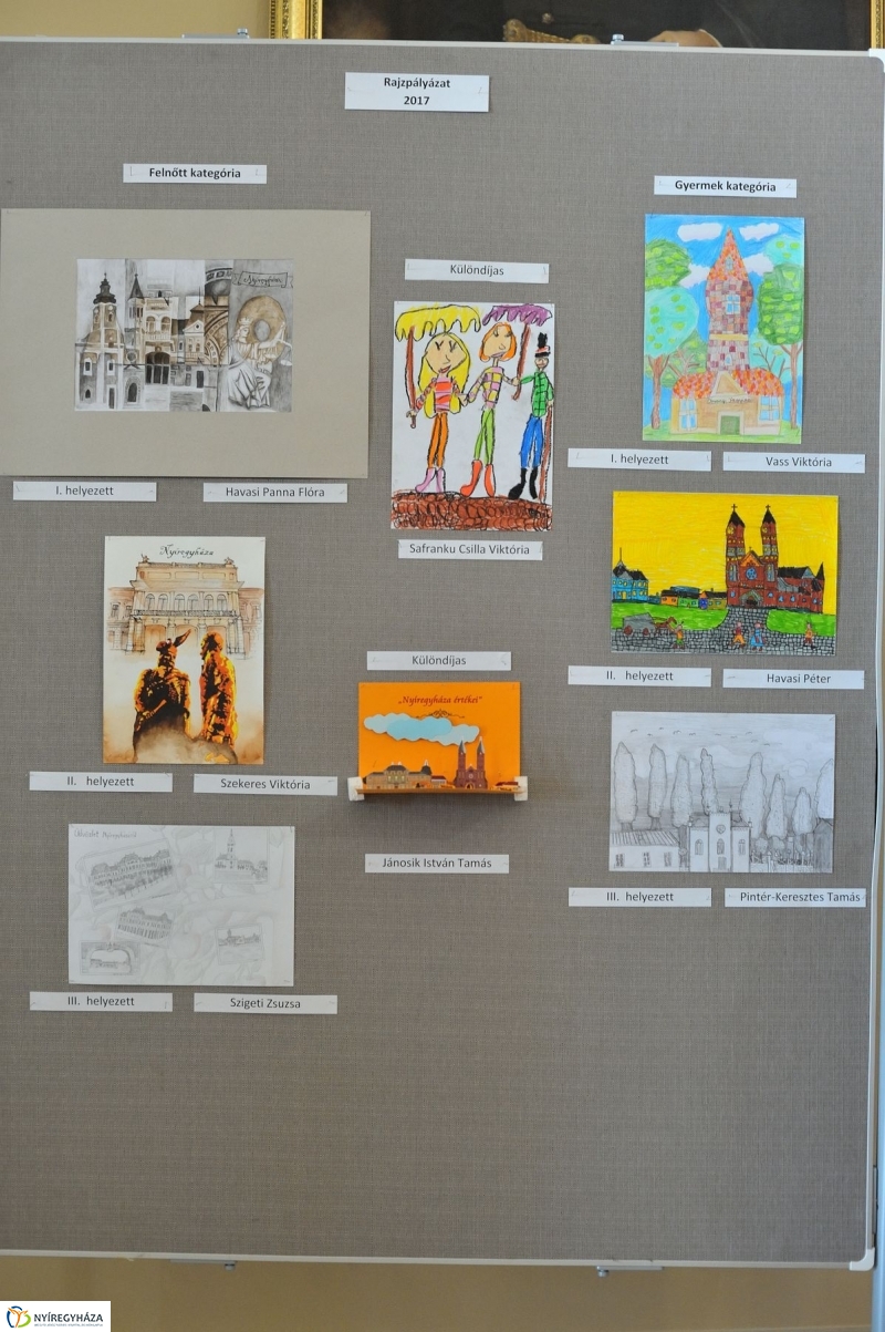 Képeslap tervek díjazottjai - fotó Szarka Lajos