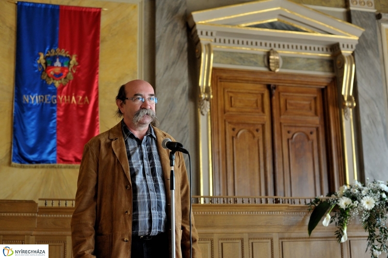 Képeslap tervek díjazottjai - fotó Szarka Lajos