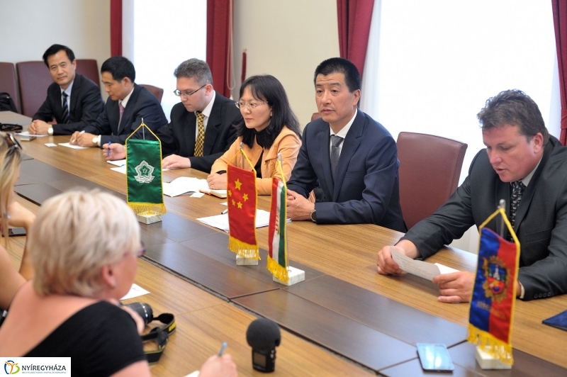 Harbini delegáció a Városházán - fotó Szarka Lajos