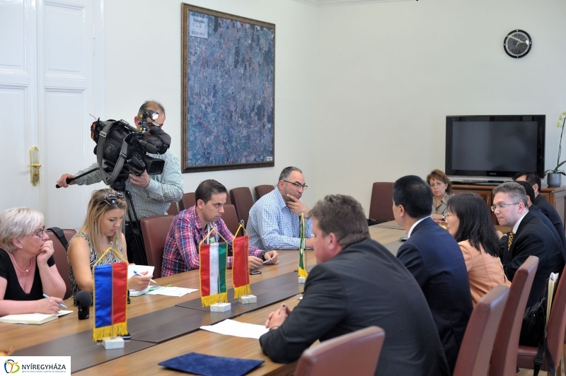 Harbini delegáció a Városházán - fotó Szarka Lajos