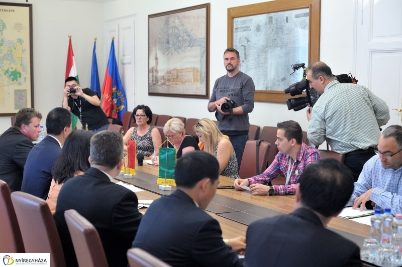 Harbini delegáció a Városházán - fotó Szarka Lajos