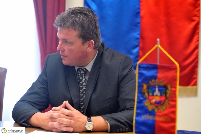 Harbini delegáció a Városházán - fotó Szarka Lajos