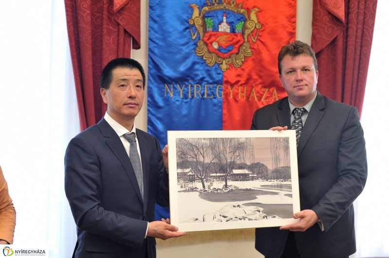 Harbini delegáció a Városházán - fotó Szarka Lajos