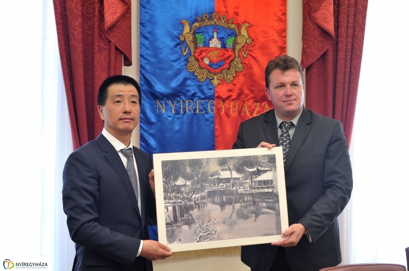 Harbini delegáció a Városházán - fotó Szarka Lajos