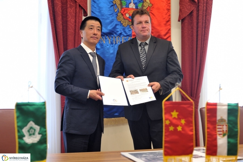 Harbini delegáció a Városházán - fotó Szarka Lajos