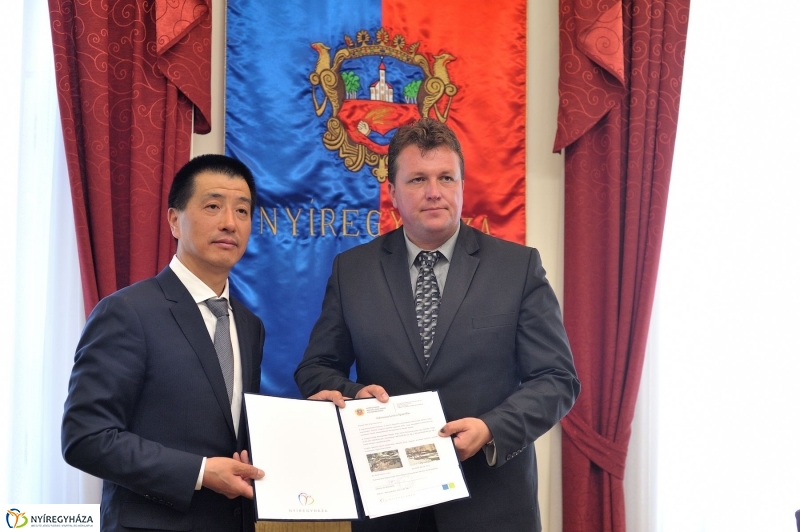 Harbini delegáció a Városházán - fotó Szarka Lajos