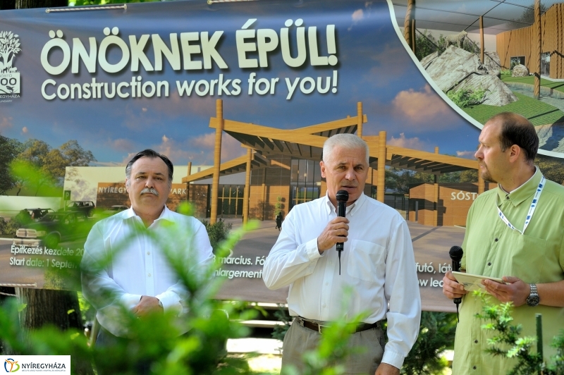 Állatparki fejlesztések sajtótájékoztató - fotó Szarka Lajos