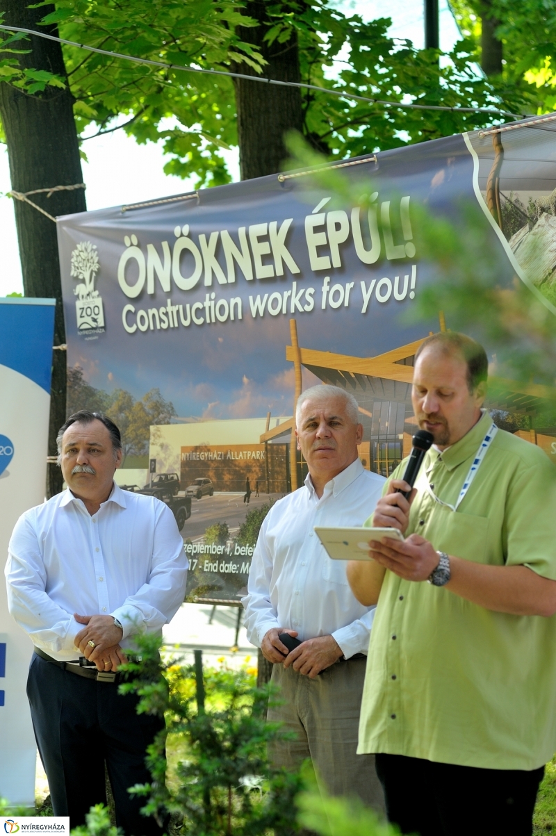 Állatparki fejlesztések sajtótájékoztató - fotó Szarka Lajos