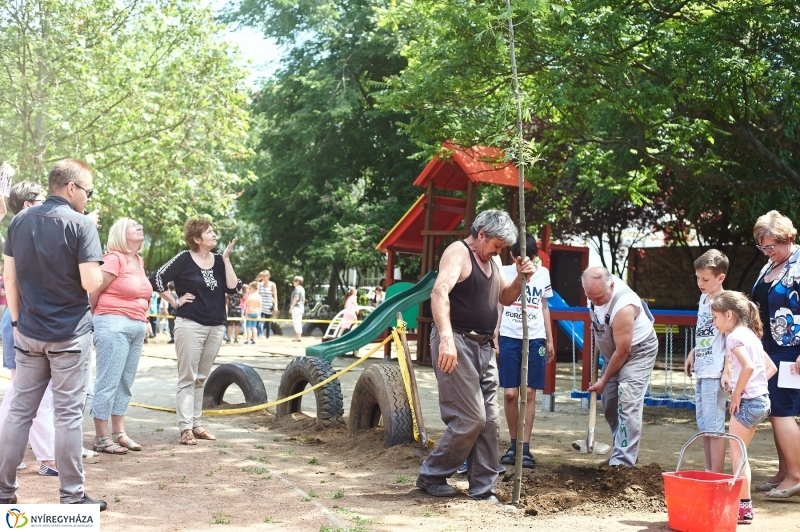 Játszótér a Bem iskolában - fotó Szarka Lajos