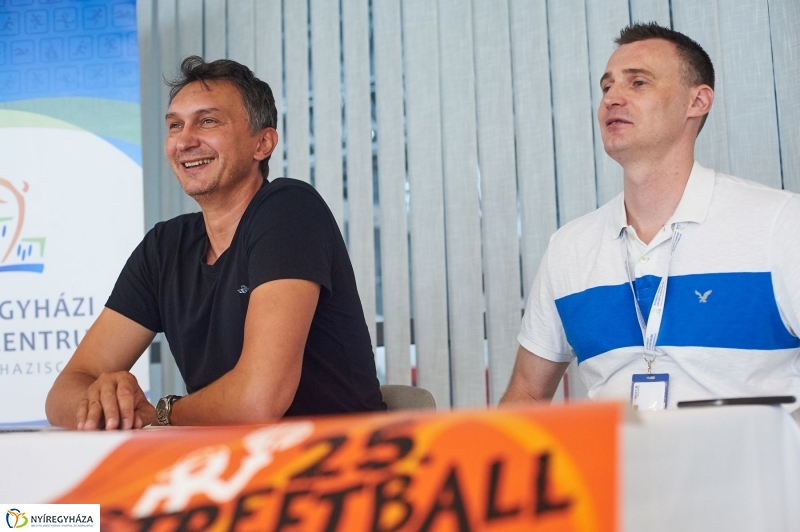 Streetball sajtótájékoztató - fotó Szarka Lajos