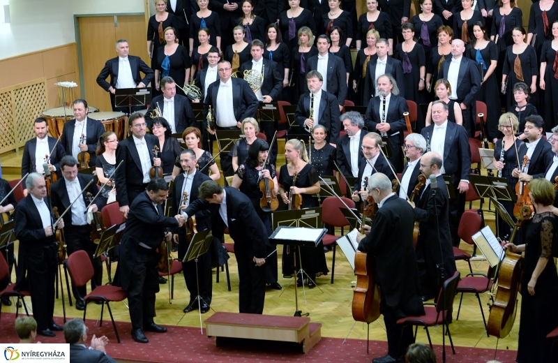 A Nemzeti Filharmonikus Zenekar és a Nemzeti Énekkar Nyíregyházán lépett fel