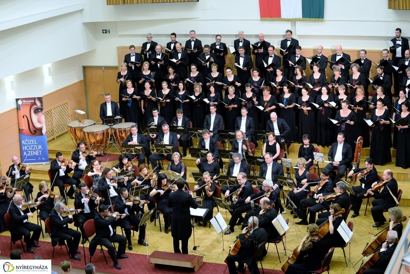 A Nemzeti Filharmonikus Zenekar és a Nemzeti Énekkar Nyíregyházán lépett fel