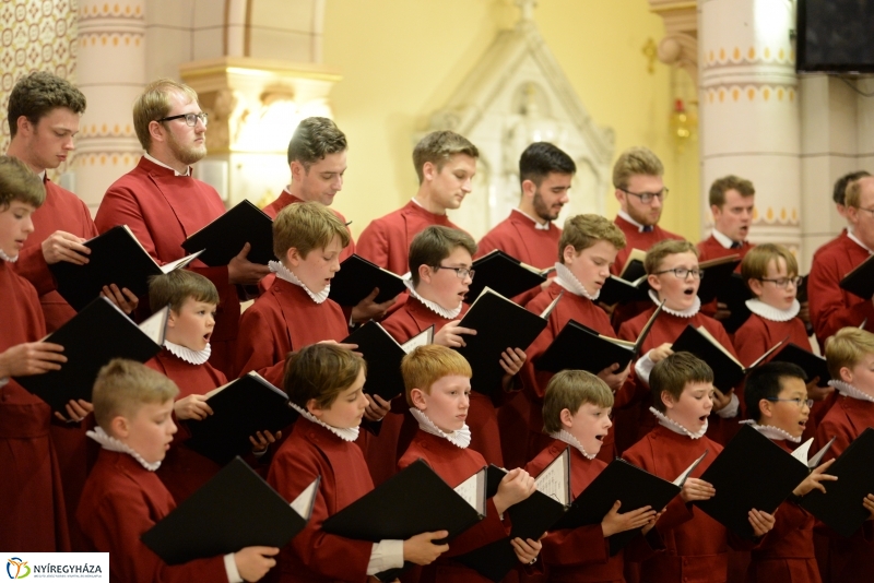 A New College Oxford kórus Nyíregyházán lépett fel