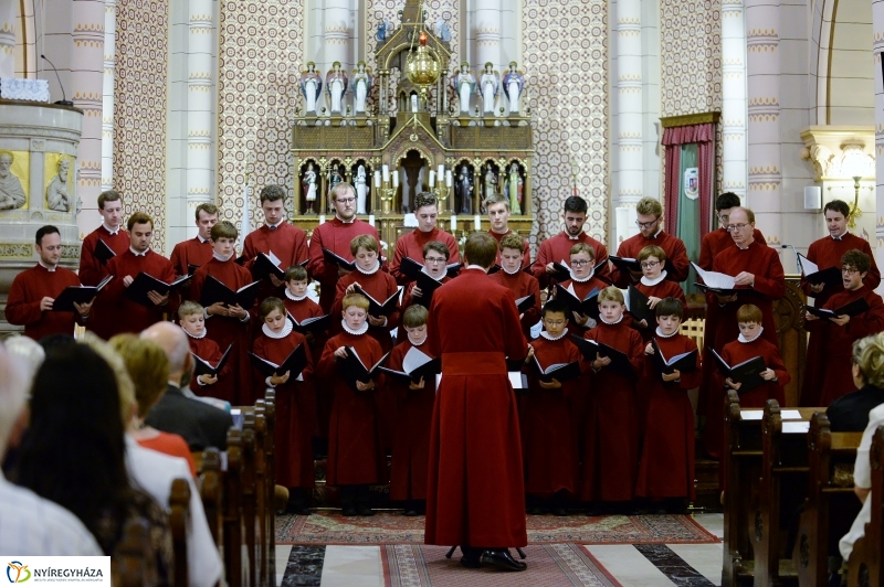A New College Oxford kórus Nyíregyházán lépett fel