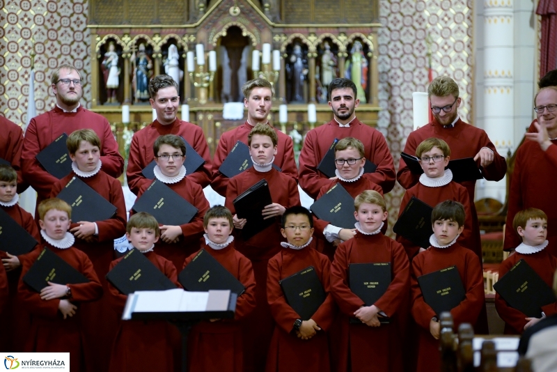 A New College Oxford kórus Nyíregyházán lépett fel
