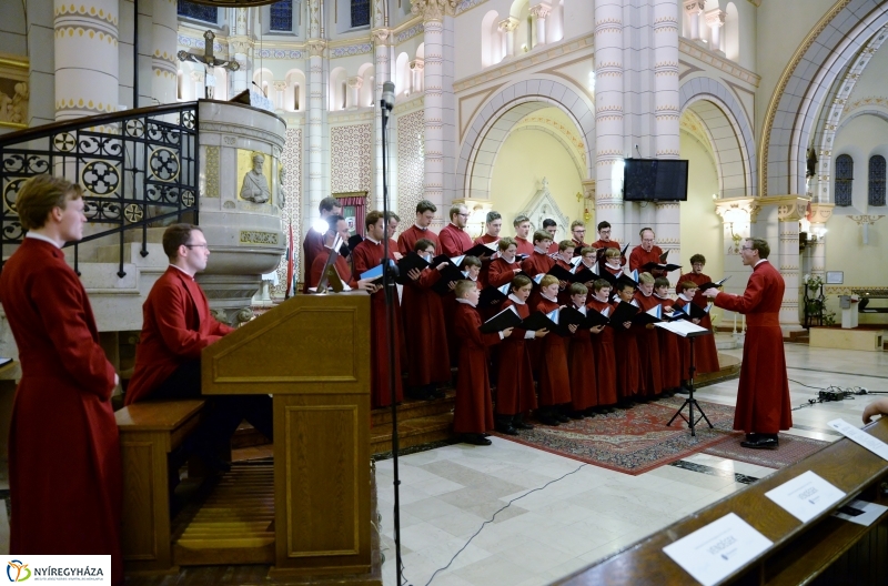 A New College Oxford kórus Nyíregyházán lépett fel