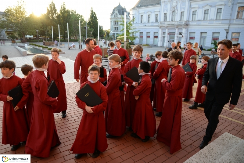 A New College Oxford kórus Nyíregyházán lépett fel