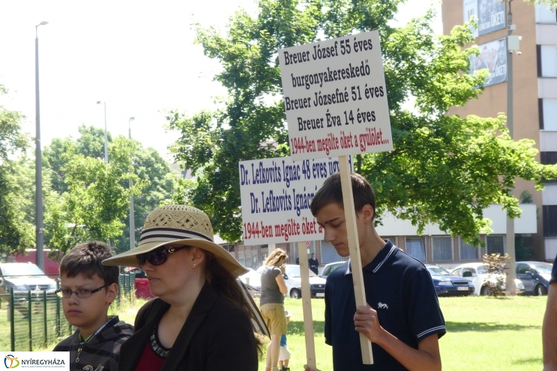 Holocaust áldozataira emlékeztek - fotó Szarka Lajos