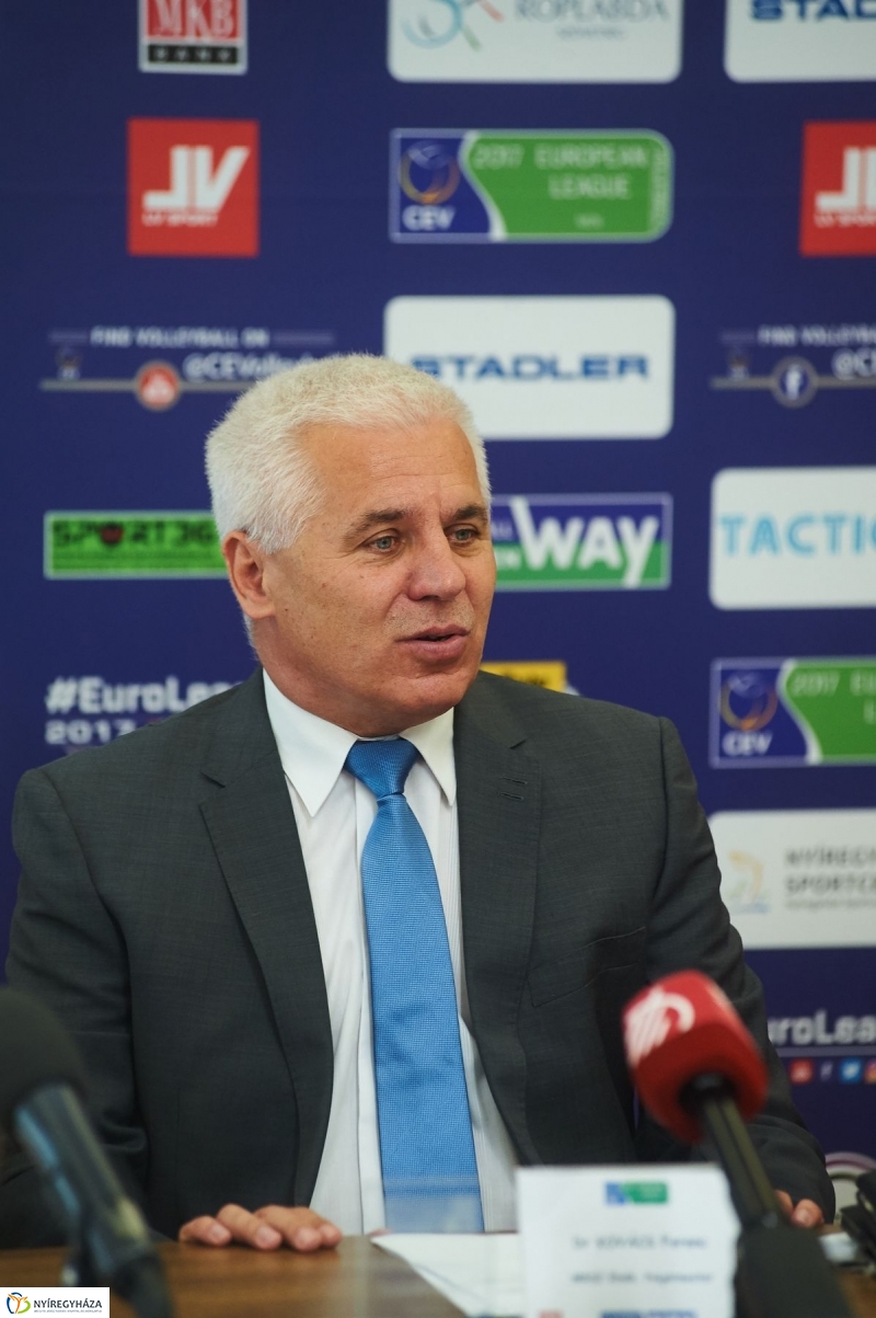 Férfi röplabda Európai Liga sajtótájékoztató - fotó Szarka Lajos