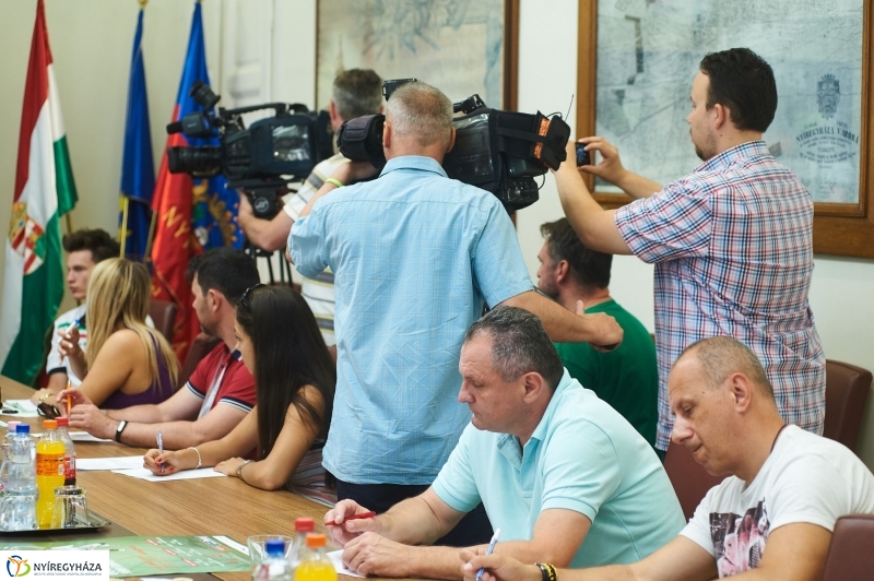 Férfi röplabda Európai Liga sajtótájékoztató - fotó Szarka Lajos