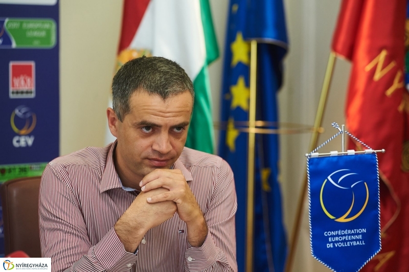 Férfi röplabda Európai Liga sajtótájékoztató - fotó Szarka Lajos