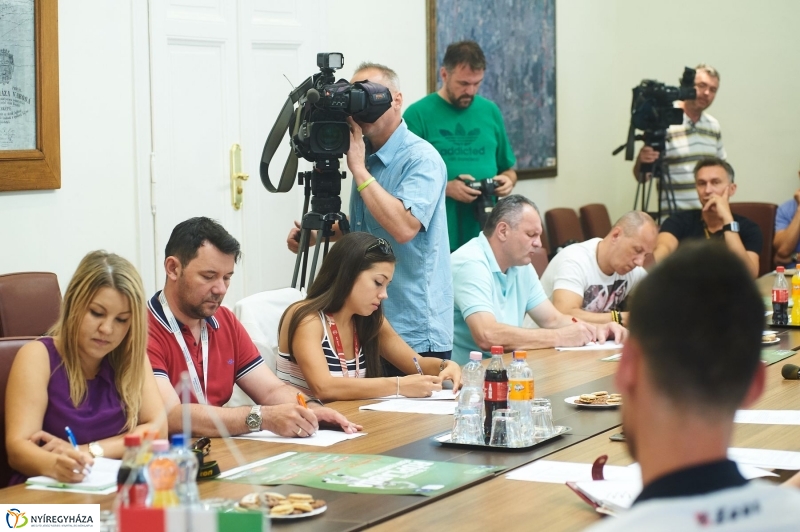 Férfi röplabda Európai Liga sajtótájékoztató - fotó Szarka Lajos