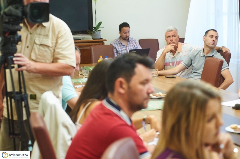 Férfi röplabda Európai Liga sajtótájékoztató - fotó Szarka Lajos