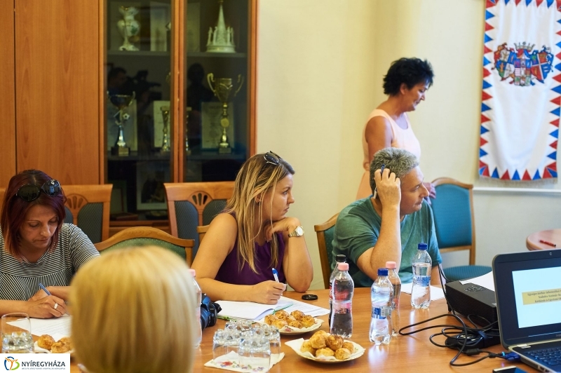 Informatikai sajtótájékoztató a kórházban - fotó Szarka Lajos