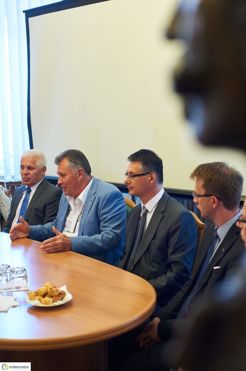 Informatikai sajtótájékoztató a kórházban - fotó Szarka Lajos