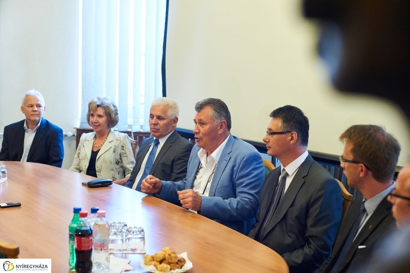 Informatikai sajtótájékoztató a kórházban - fotó Szarka Lajos