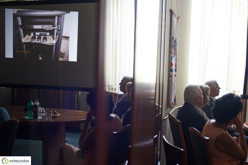 Informatikai sajtótájékoztató a kórházban - fotó Szarka Lajos