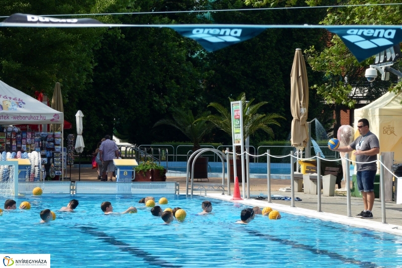 Vízilabda tábor Sóstón - fotó Szarka Lajos