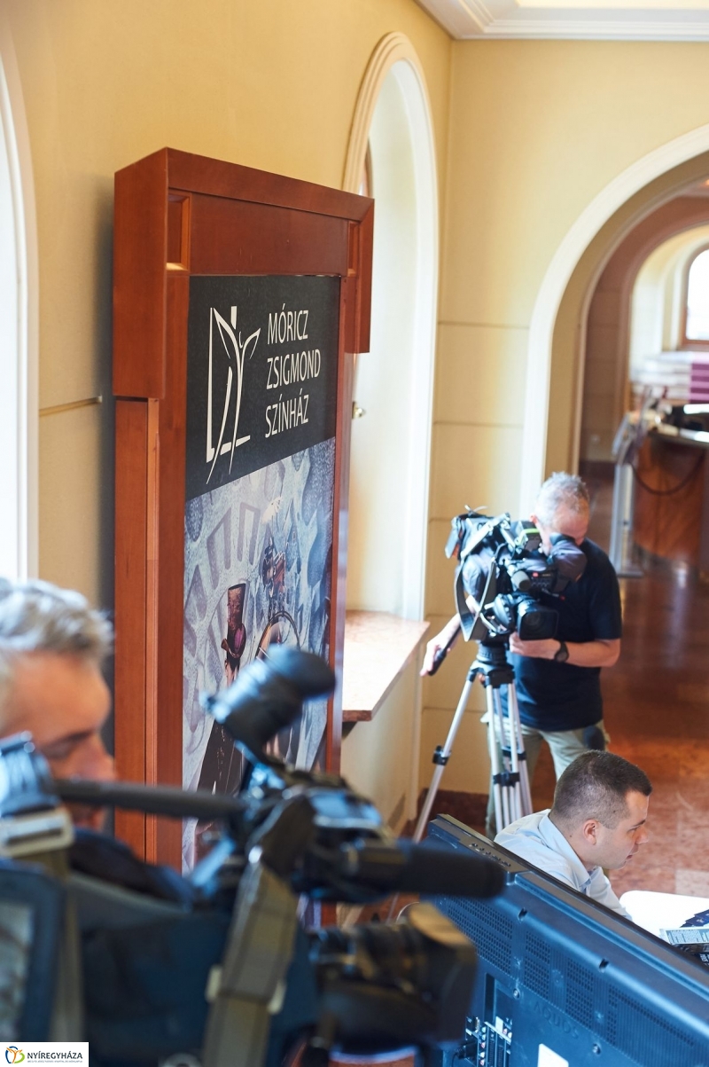 Színházi évad sajtótájékoztató - fotó Szarka Lajos