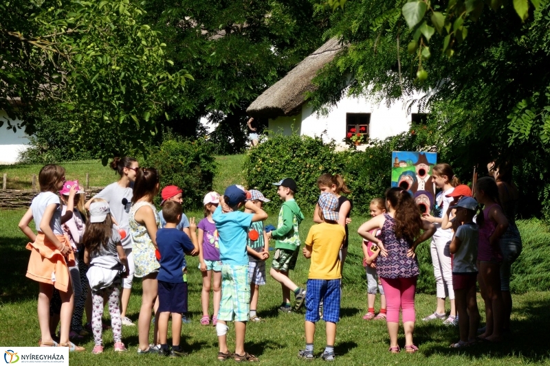 Nyári tábor a múzeumfaluban - fotó Szarka Lajos