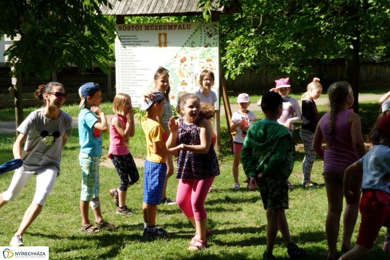 Nyári tábor a múzeumfaluban - fotó Szarka Lajos