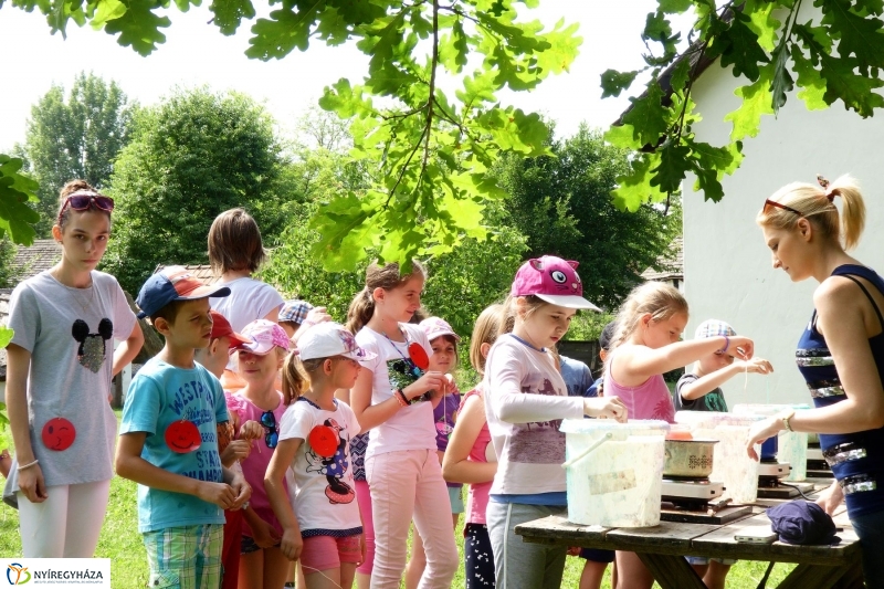 Nyári tábor a múzeumfaluban - fotó Szarka Lajos