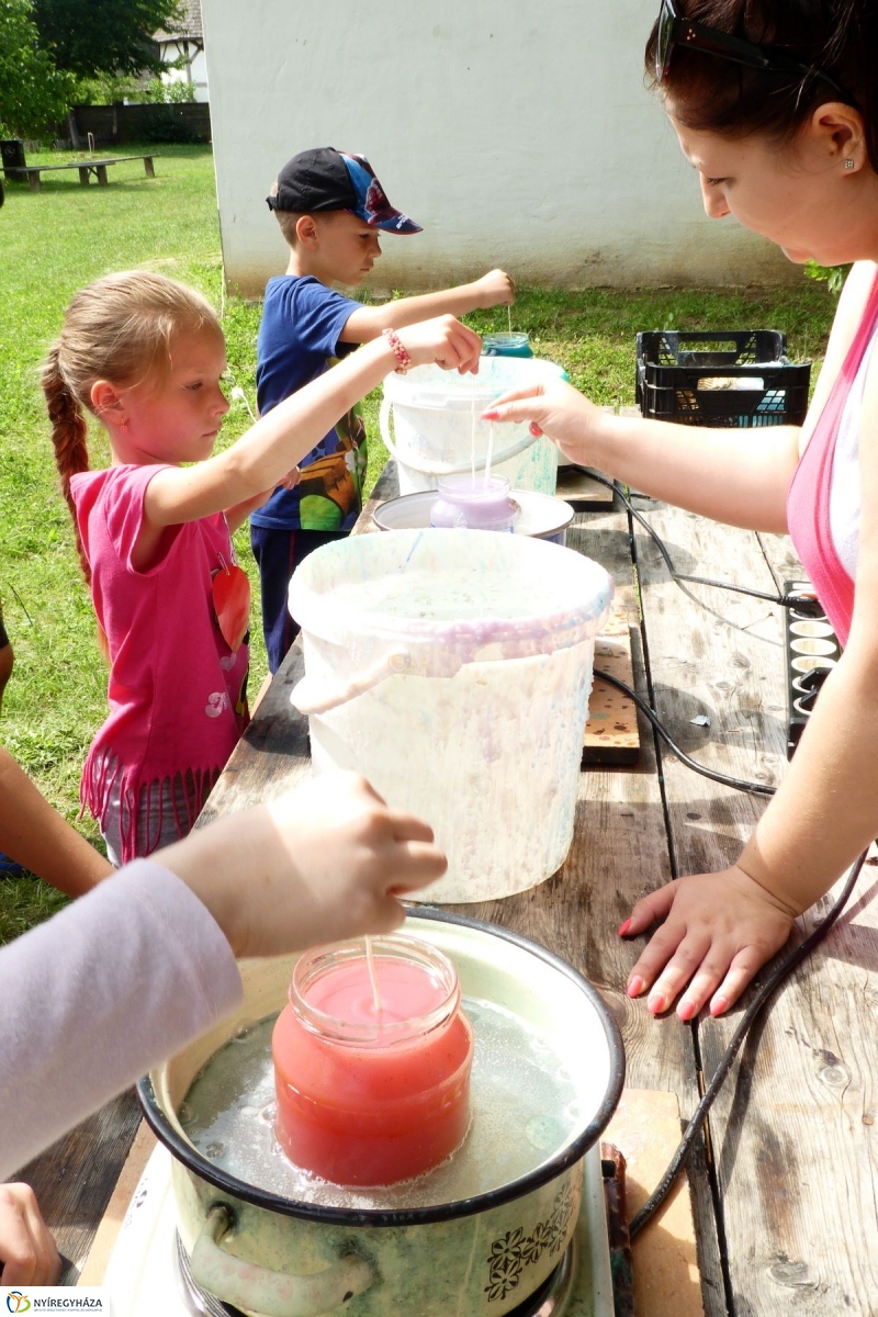 Nyári tábor a múzeumfaluban - fotó Szarka Lajos