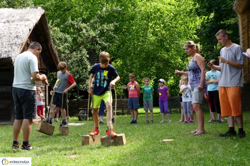 Nyári tábor a múzeumfaluban - fotó Szarka Lajos