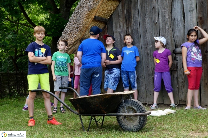 Nyári tábor a múzeumfaluban - fotó Szarka Lajos