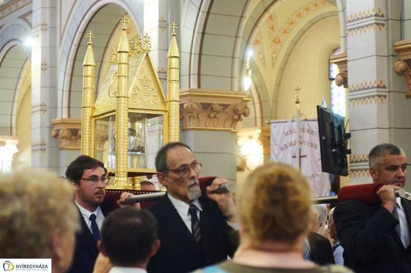 Szent László ereklye Nyíregyházán - fotó Szarka Lajos