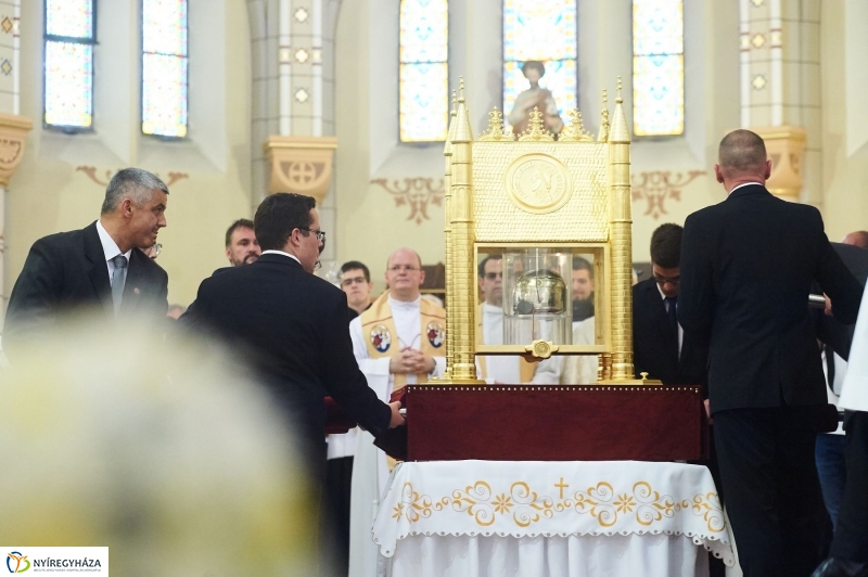 Szent László ereklye Nyíregyházán - fotó Szarka Lajos