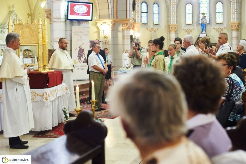 Szent László ereklye Nyíregyházán - fotó Szarka Lajos