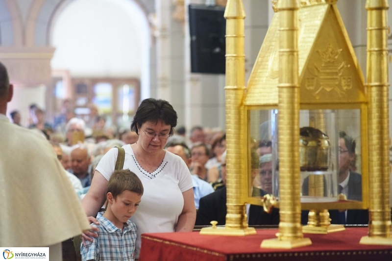 Szent László ereklye Nyíregyházán - fotó Szarka Lajos