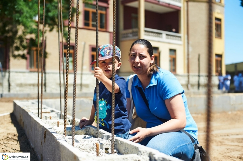 Óvoda épül a kórház területén - fotó Szarka Lajos
