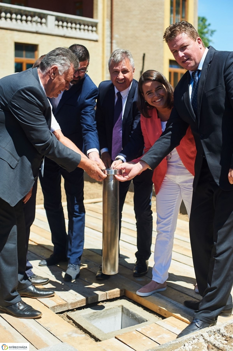 Óvoda épül a kórház területén - fotó Szarka Lajos