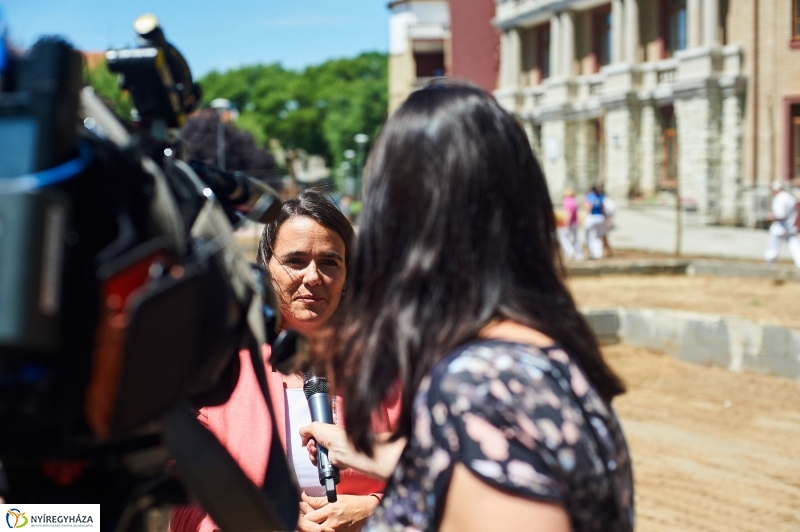Óvoda épül a kórház területén - fotó Szarka Lajos