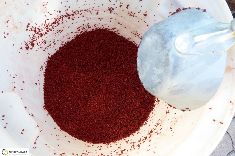 Karbantartás a rekortán pályán - fotó Szarka Lajos